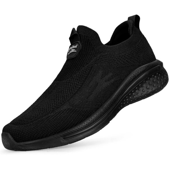 Shoes - Women's Black Lightweight Comfort Workout Casual Non Slip Fashion Sneakers